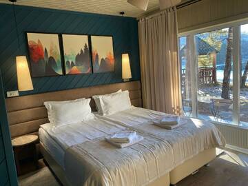 Дом с 1 спальней в Гостевом доме База Отдыха Любава