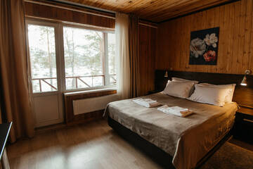 Стандартный двухместный номер с 1 кроватью в Гостевом доме База Отдыха Любава