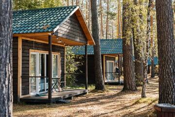 2-местное бунгало стандарт (с завтраком) в Гостевом доме База Отдыха Любава